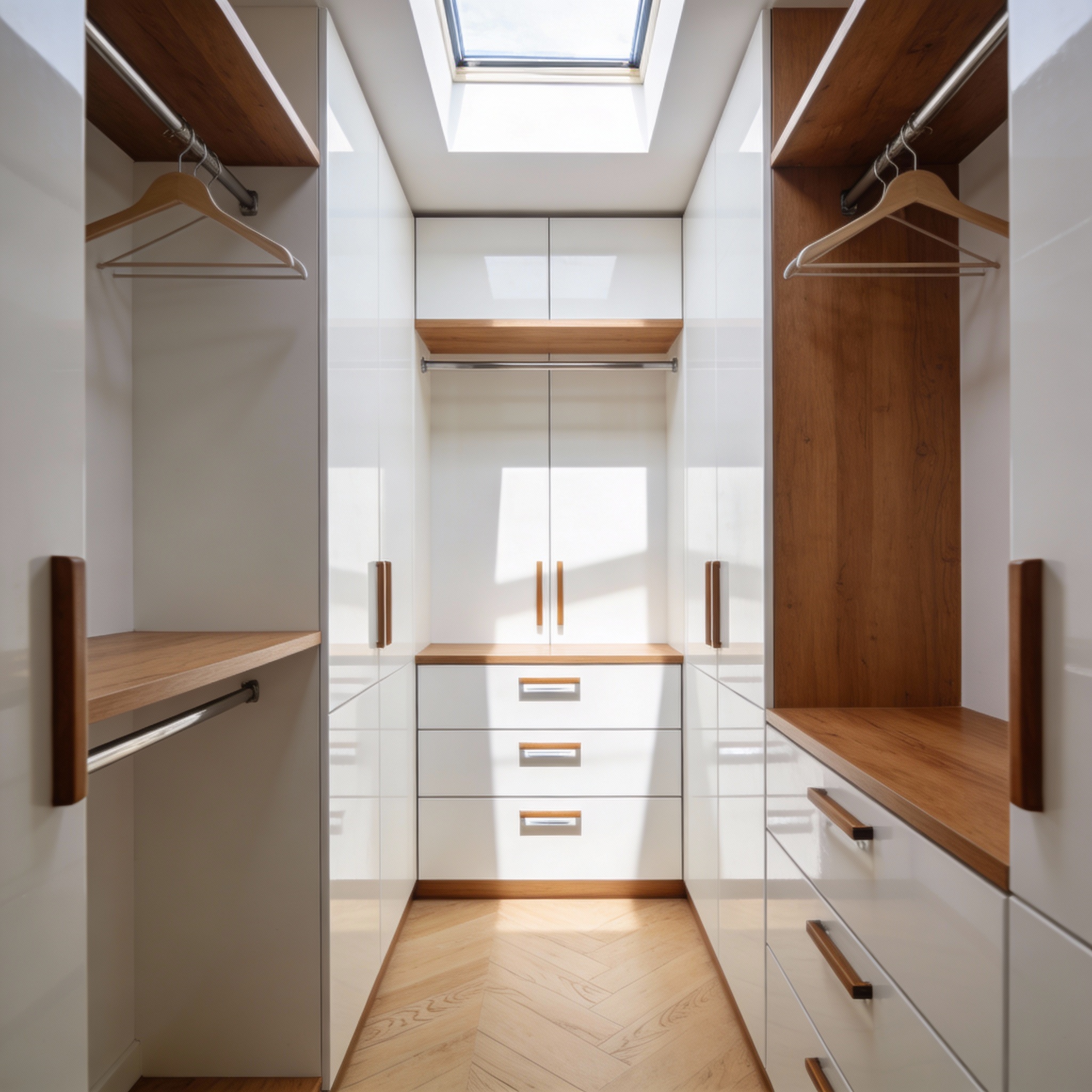 Walk-in wardrobe interior